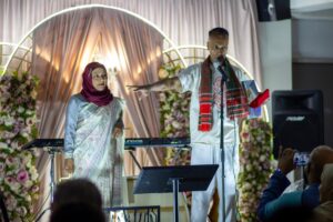 Host Salam Jones at the Bangladesh Dinner Party in London